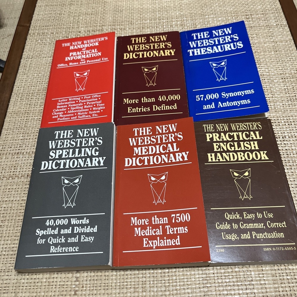 The New Lexicon-Webster's Desk Reference Library 6 Volumes